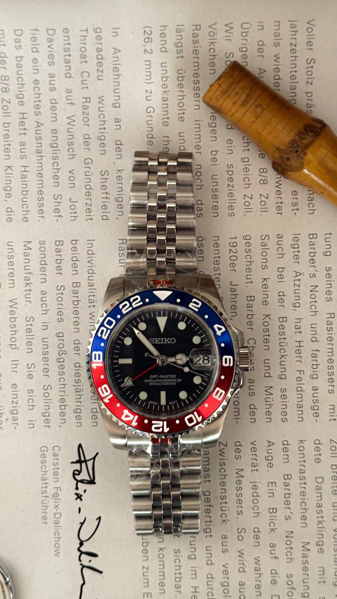 Seiko Mod GMT Pepsi